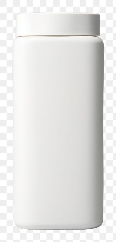 PNG Supplement bottle cylinder white gray.