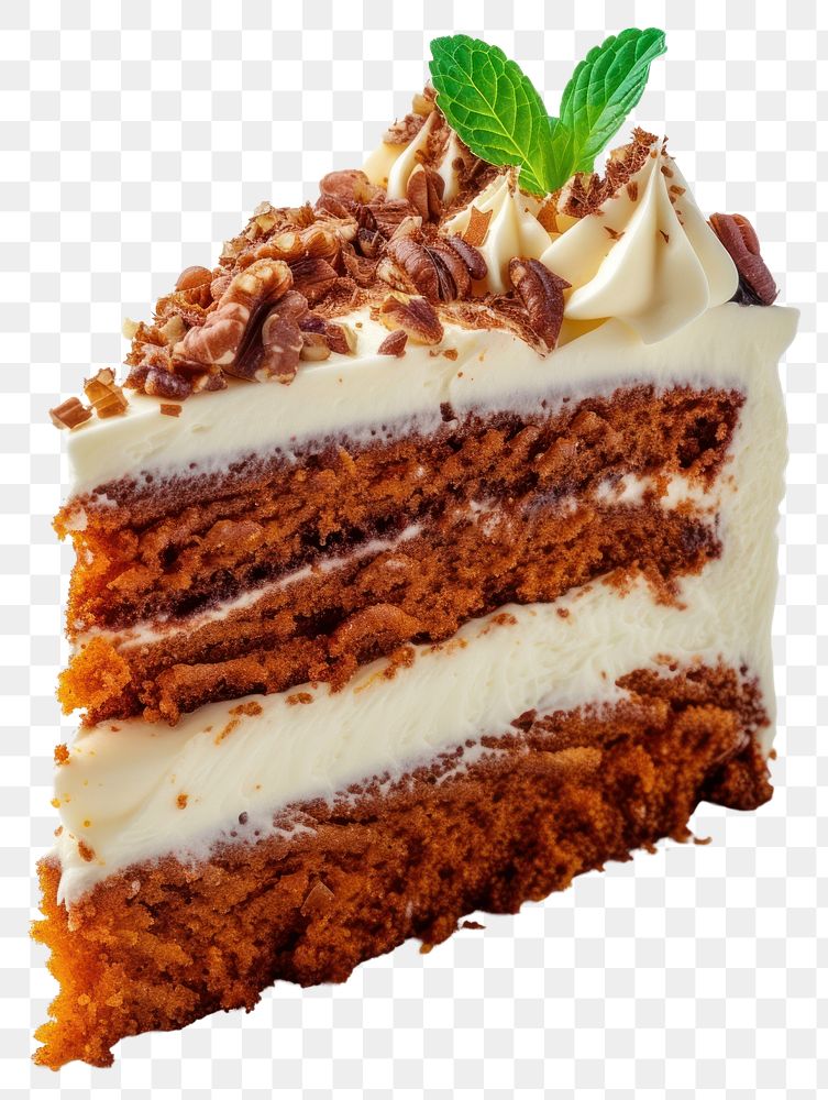 PNG Carrot cake dessert cream food.