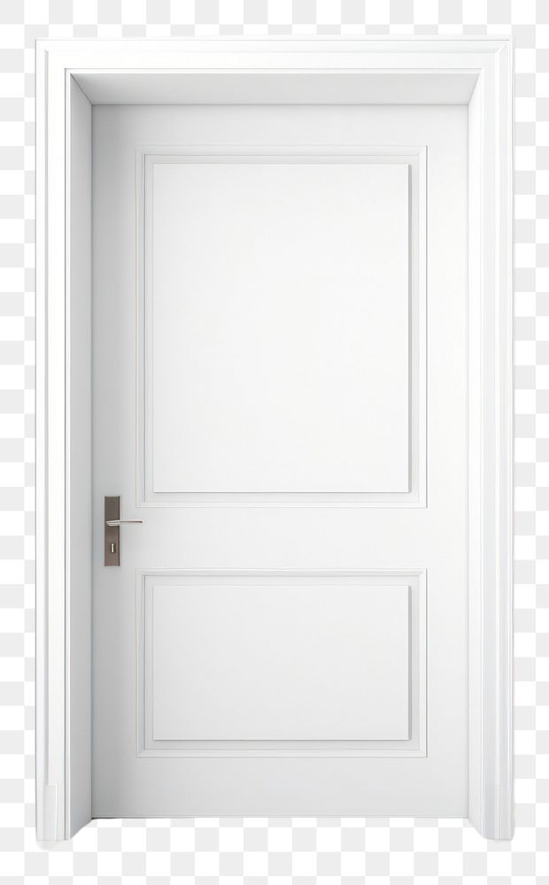 PNG White freestanding open door white background architecture protection.