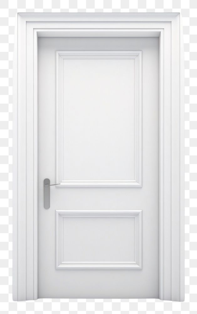 PNG White freestanding open door architecture building white background.