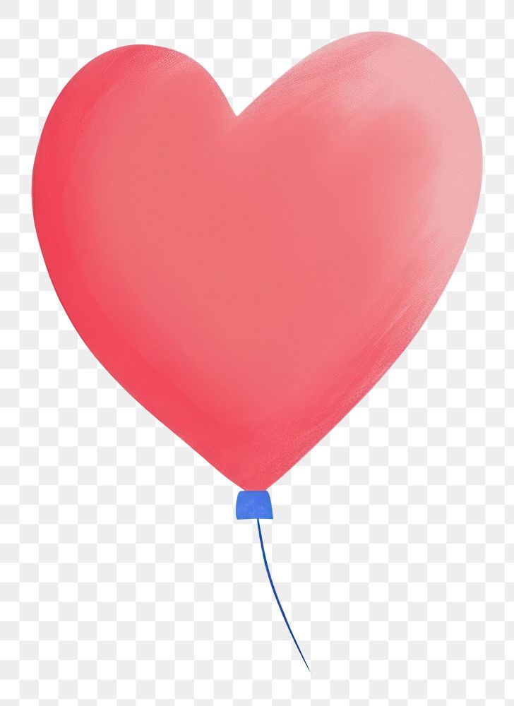 PNG  Heart balloon white background celebration cartoon. AI generated Image by rawpixel.