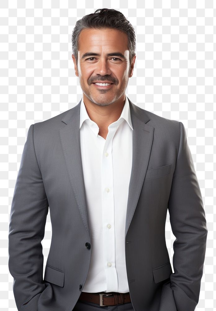 PNG Mexican business man portrait adult smile