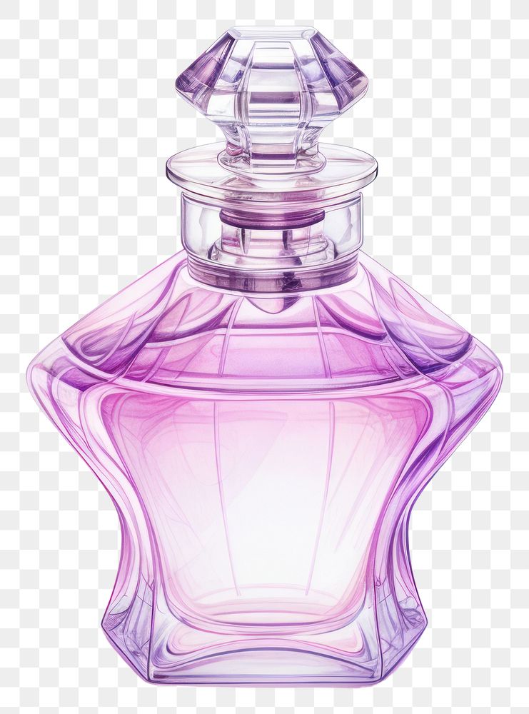 PNG  Perfume bottle white background container cosmetics. AI generated Image by rawpixel.