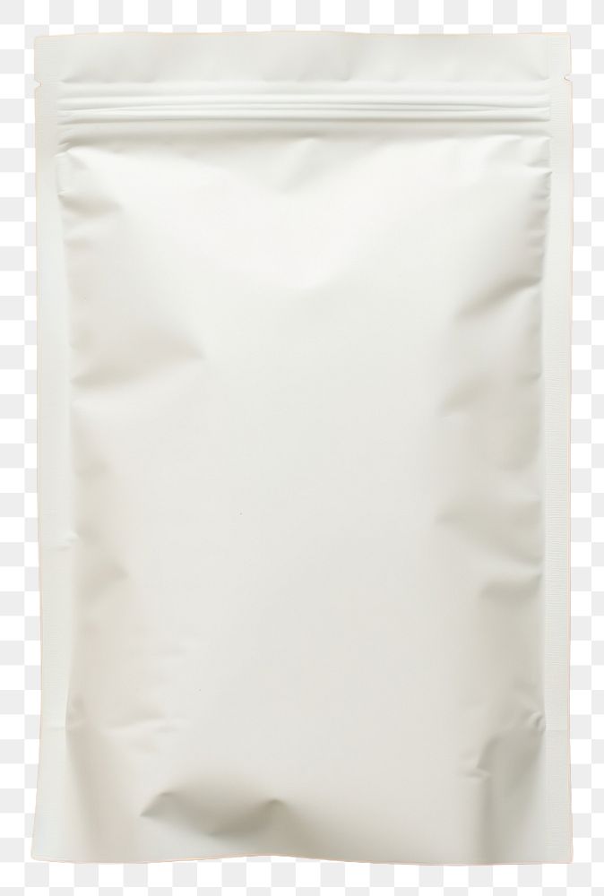 PNG White paper package bag crumpled absence.