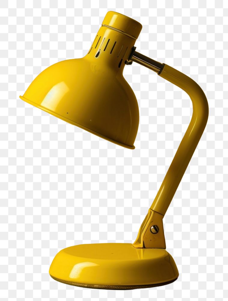PNG  Yellow lamp yellow background illuminated electricity. AI generated Image by rawpixel.