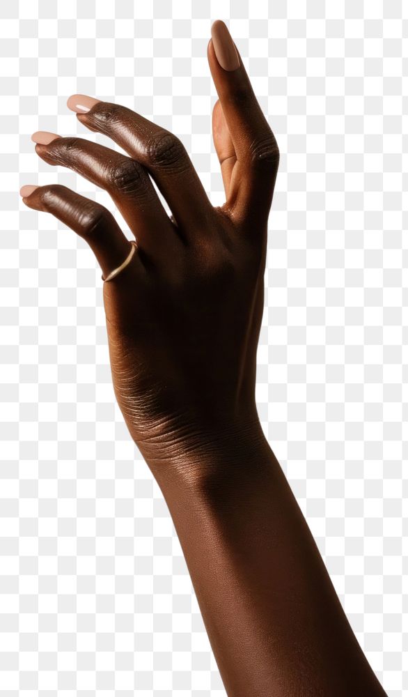 PNG Neutral beige manicure nails hand fashion finger.