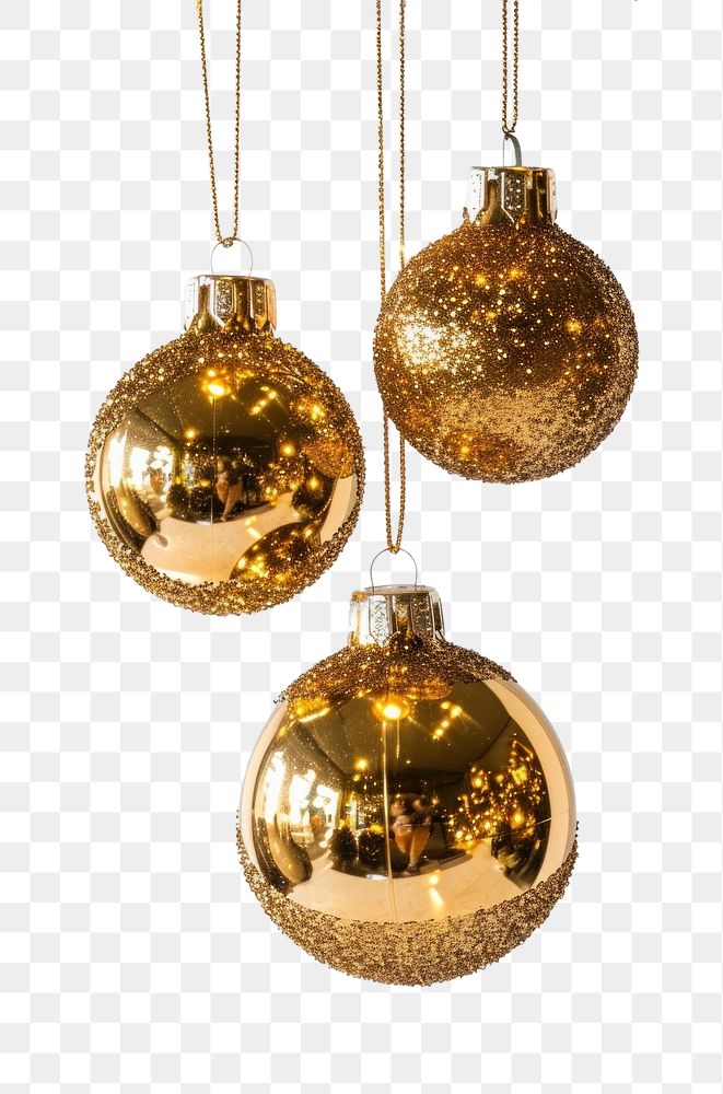 PNG Golden christmas decorations chandelier jewelry hanging. AI generated Image by rawpixel.