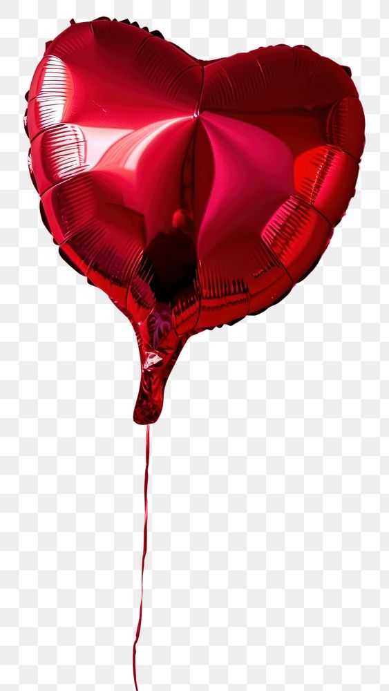 PNG Heart shape balloon celebration appliance helium. AI generated Image by rawpixel.