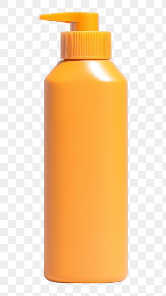PNG Sun screen bottle cylinder white background simplicity. AI generated Image by rawpixel.