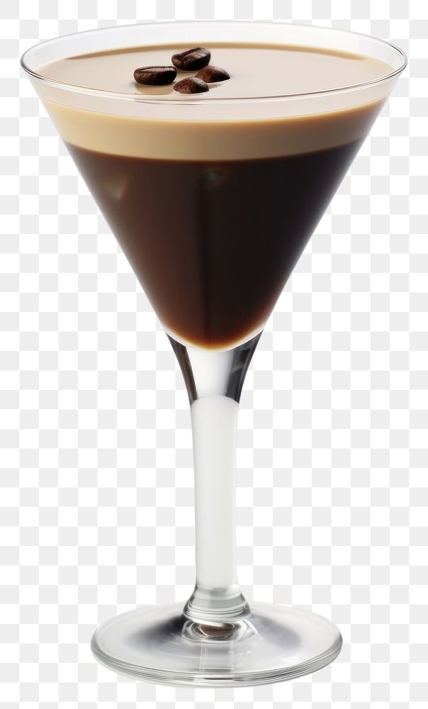 PNG Espresso martini cocktail drink cosmopolitan.