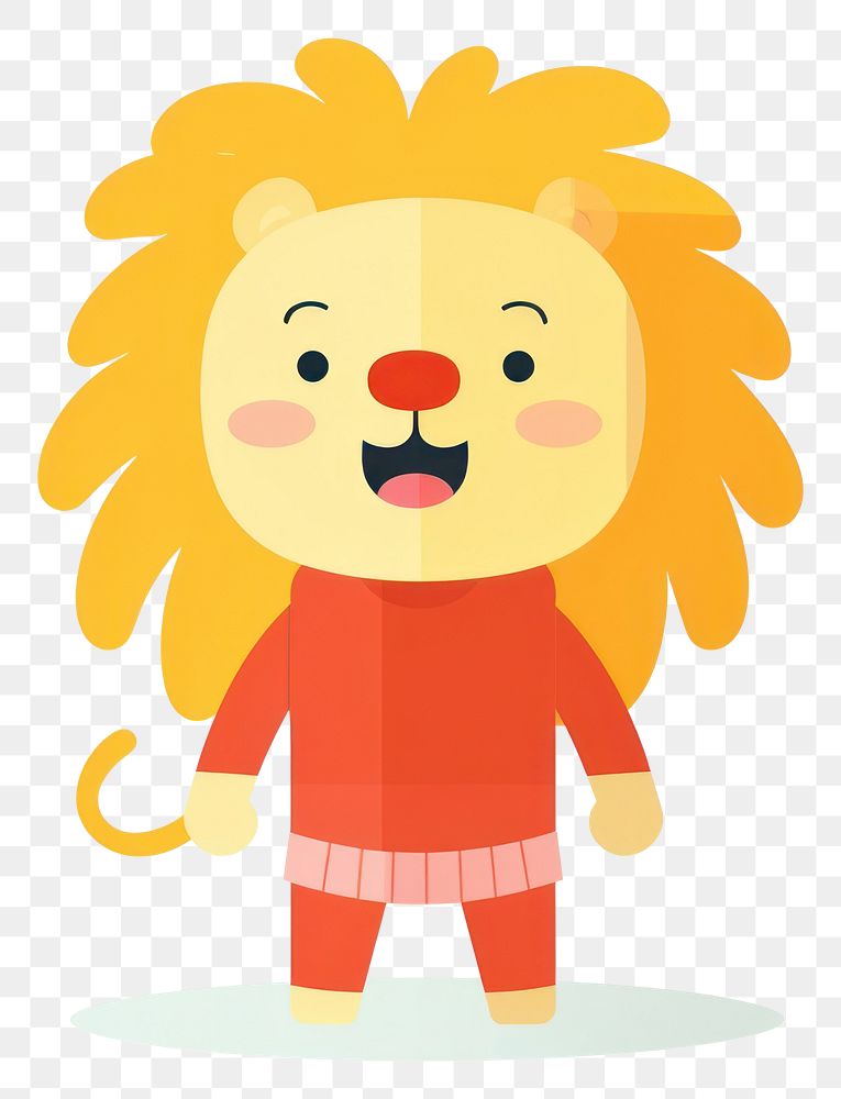 PNG Lion cartoon toy representation. AI generated Image by rawpixel.