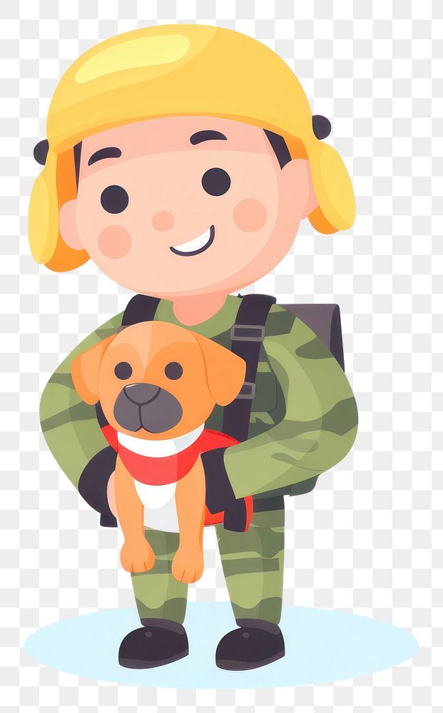 PNG Soldier holding cartoon cute. AI generated Image by rawpixel.
