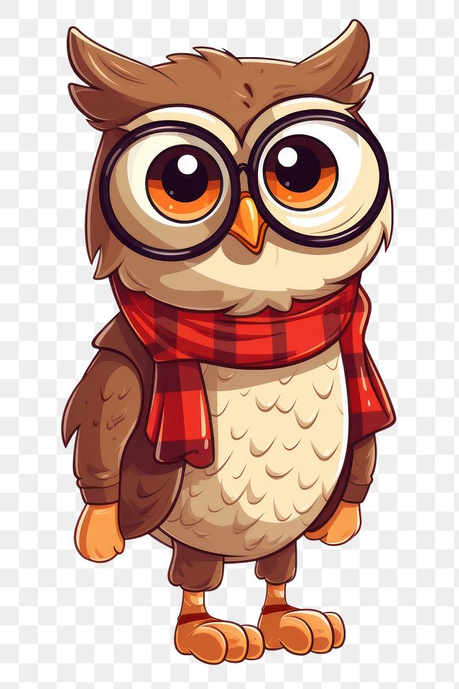 PNG  Owl animal representation creativity. AI generated Image by rawpixel.