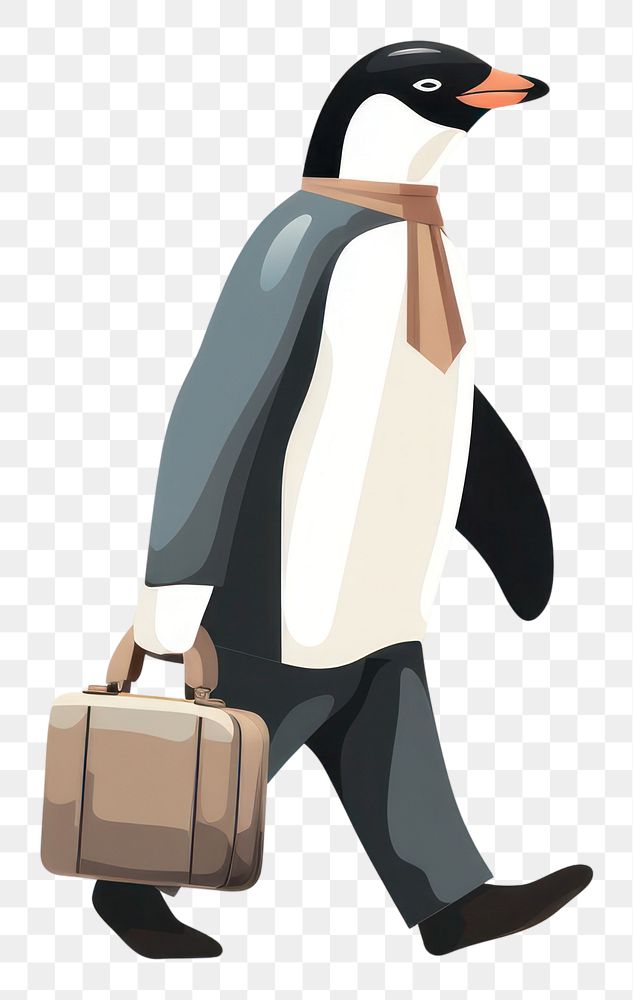 PNG  Penguin animal bird wildlife. AI generated Image by rawpixel.