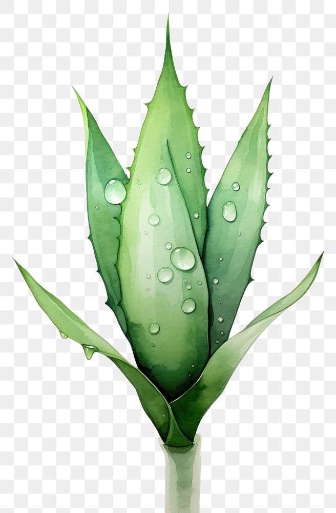 PNG Aloevera plant green leaf. AI generated Image by rawpixel.