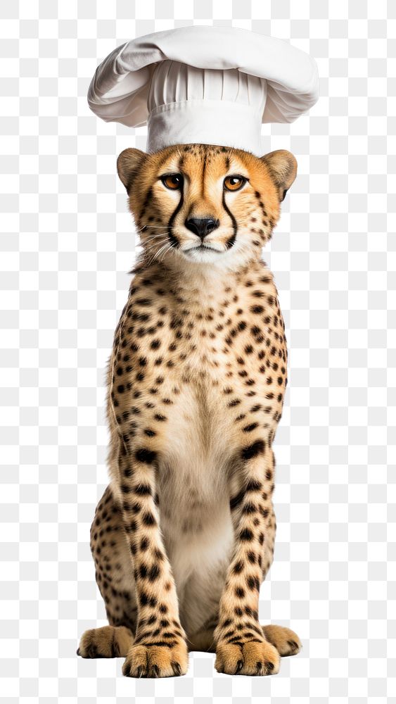 PNG  Cheetah mammal animal white background.
