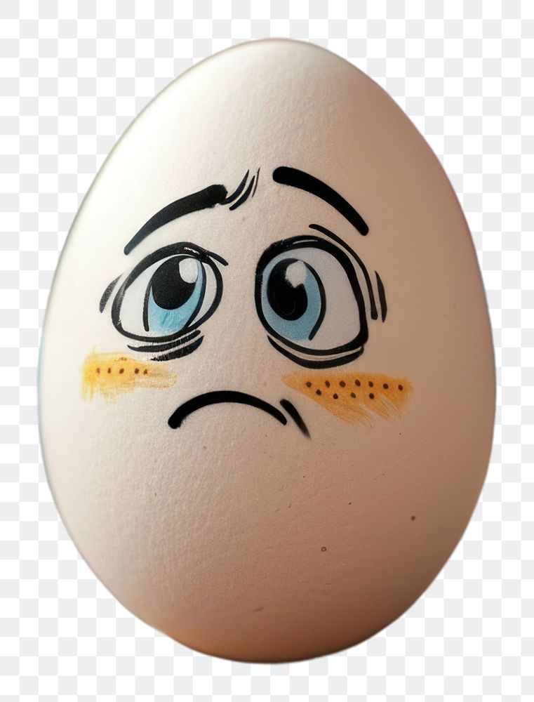 PNG Painting egg with face representation creativity tradition.