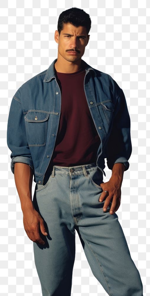 PNG Jeans poses adult portrait standing.