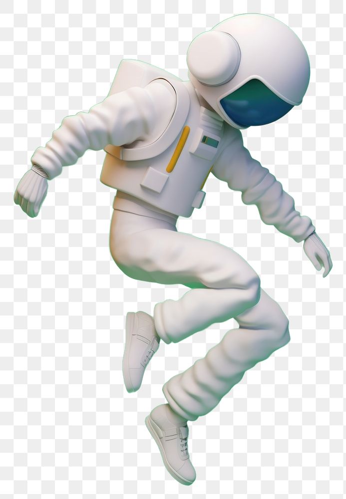 PNG  Space man cartoon white robot. AI generated Image by rawpixel.