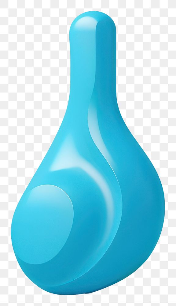 PNG  Water drop turquoise vase art.