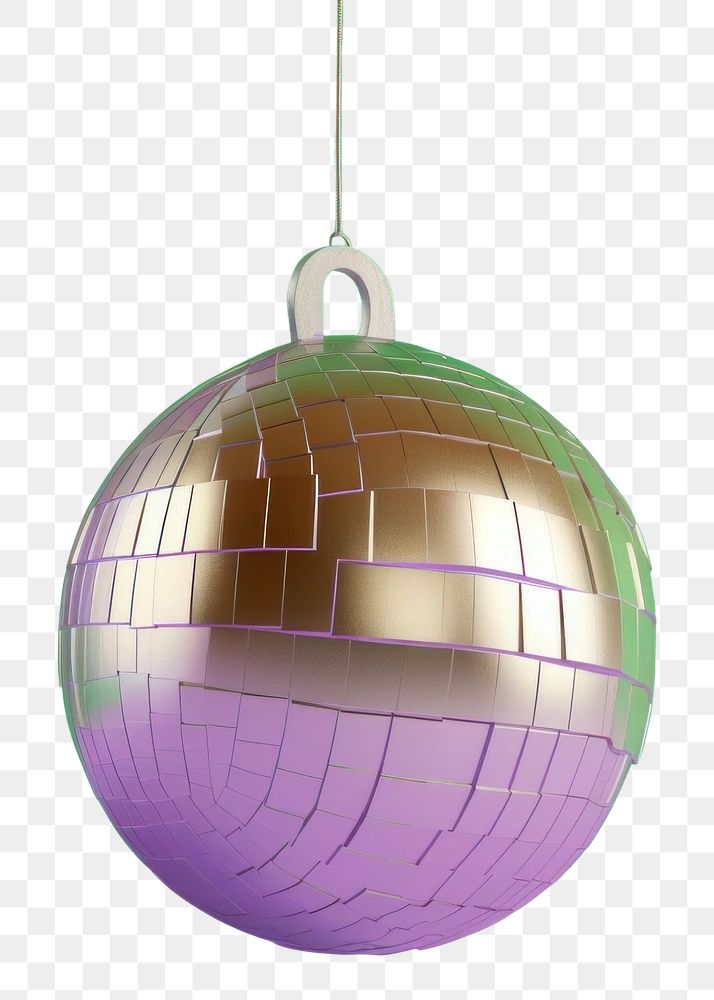 PNG  Disco ball sphere celebration decoration.