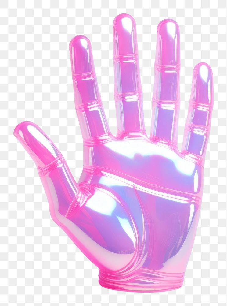 PNG Hand purple hand gesturing.