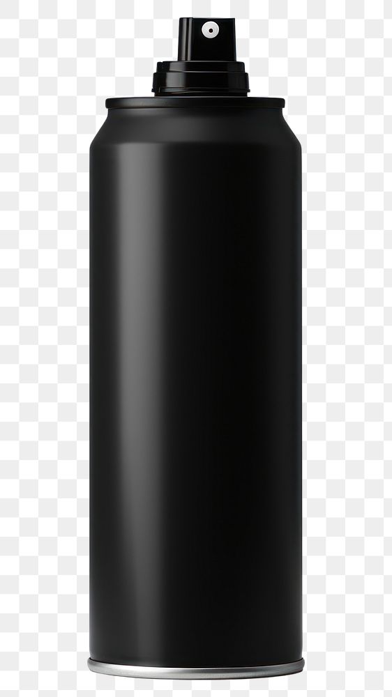 PNG  Spray paint bottle metal black. AI generated Image by rawpixel.