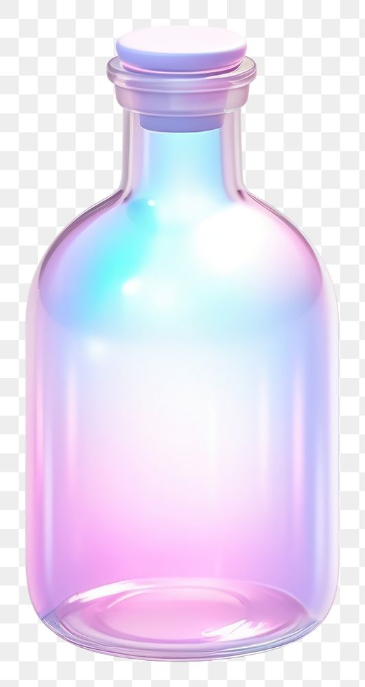 PNG  Bottle glass drink pink. AI generated Image by rawpixel.