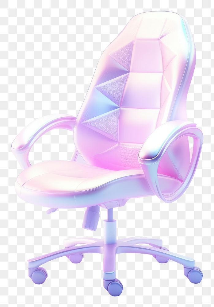 PNG  Chair furniture pink technology. AI generated Image by rawpixel.