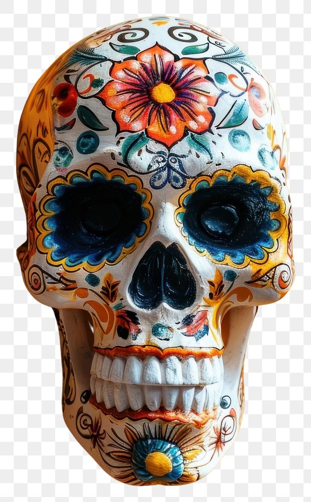 PNG  Cinco de mayo skull art representation creativity. AI generated Image by rawpixel.