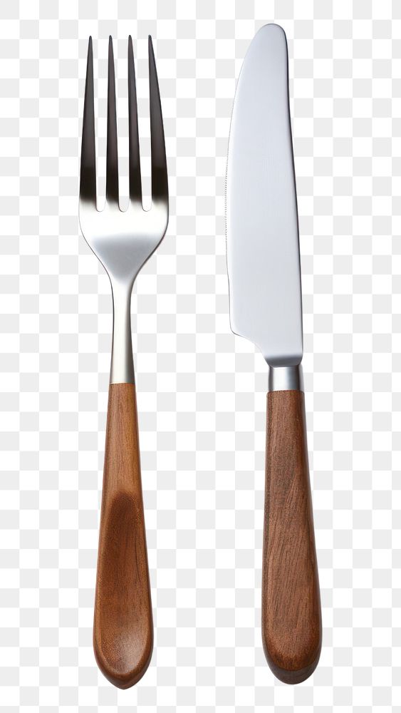 PNG  Fork and Knife knife fork white background. AI generated Image by rawpixel.