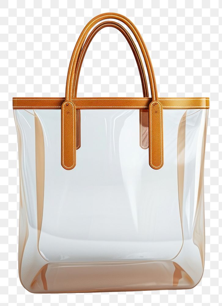 PNG Shoping bag handbag purse glass.