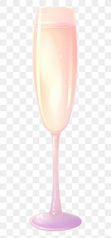 PNG  Champagne glass drink refreshment.