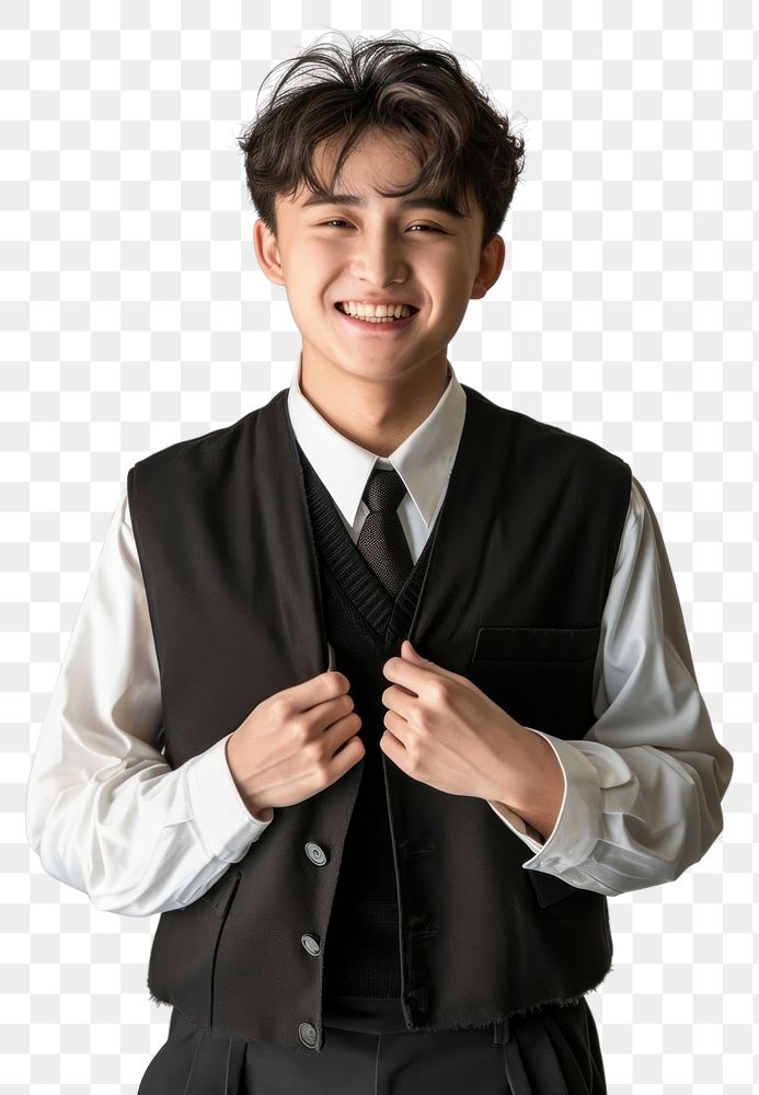 PNG Highschool chinese Student man smile adult happy.