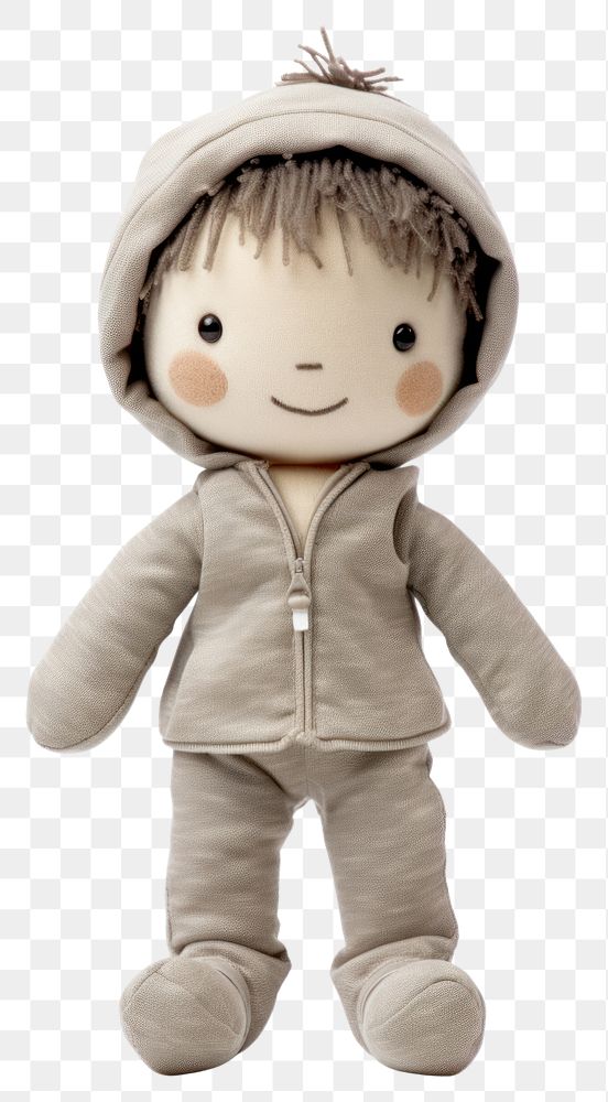 PNG Stuffed doll boy plush cute baby.