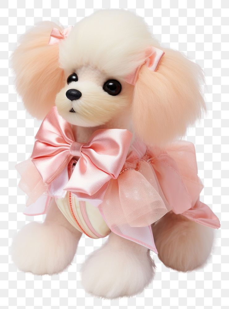 PNG Stuffed doll dog mammal animal cute.