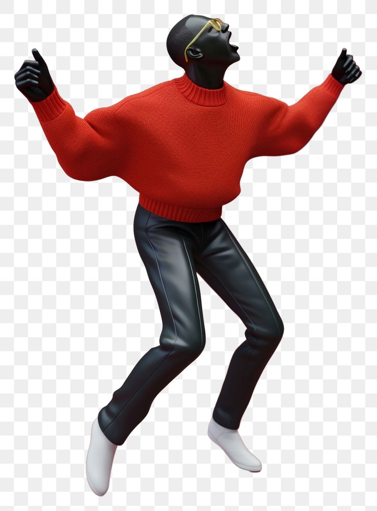 PNG  Cartoon adult red man. AI generated Image by rawpixel.
