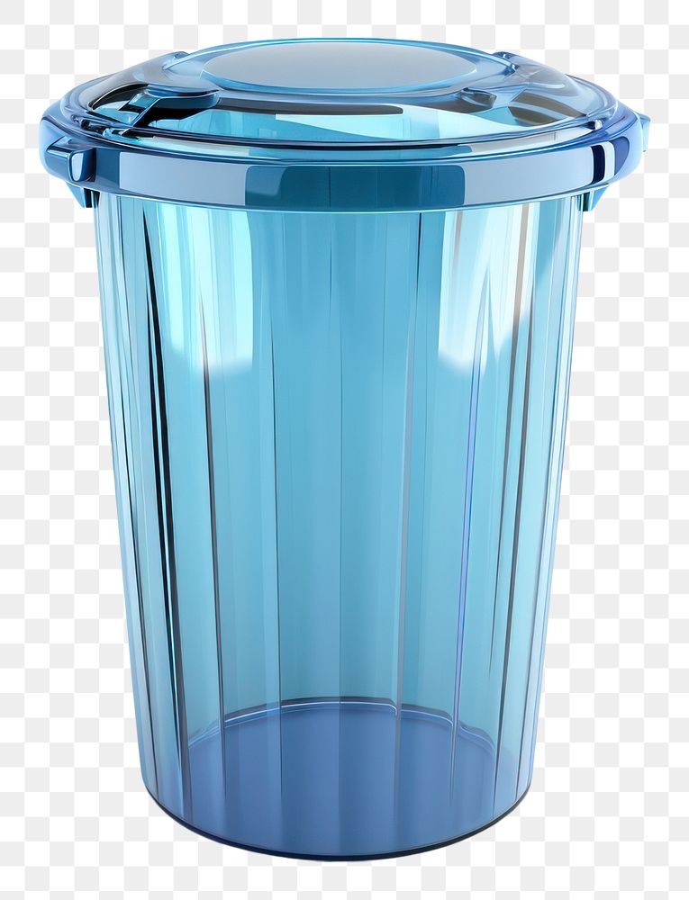 PNG Container plastic blue tin.