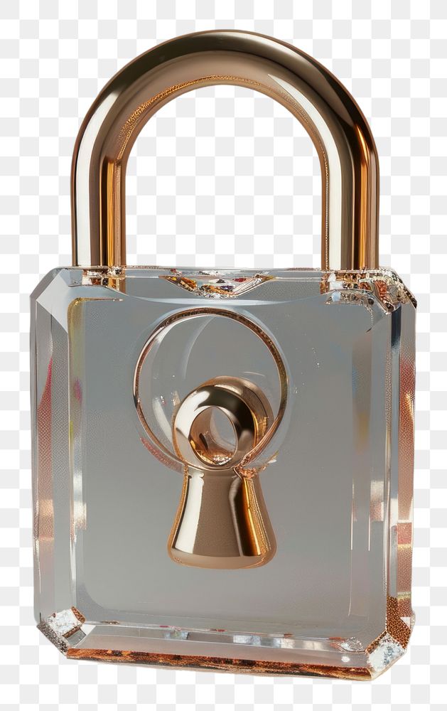 PNG Protection cosmetics security padlock.