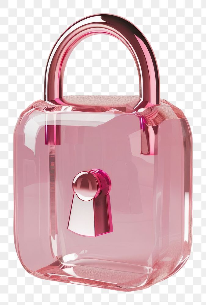 PNG Handbag lock protection accessory.