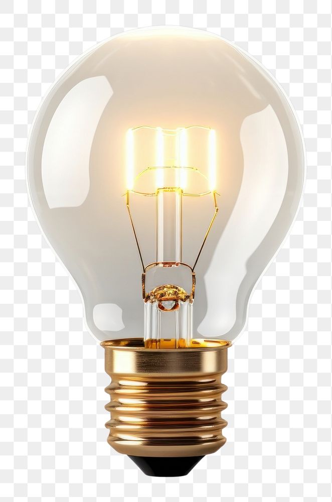 PNG Chandelier lightbulb lamp illuminated.