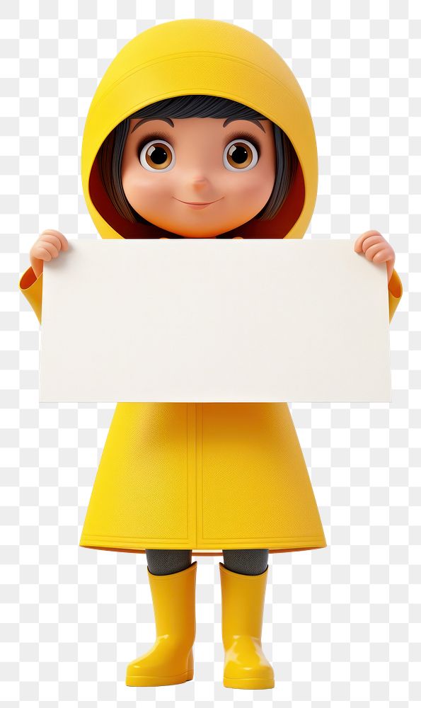 PNG  Teen girl holding cartoon yellow.