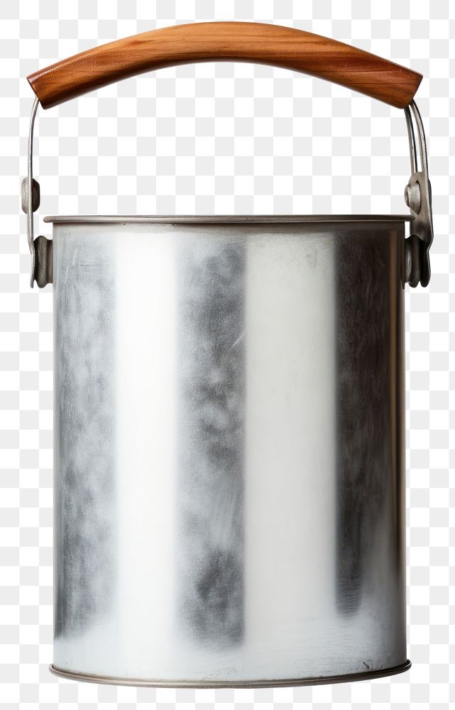PNG Aluminium milk can handle white background container. AI generated Image by rawpixel.