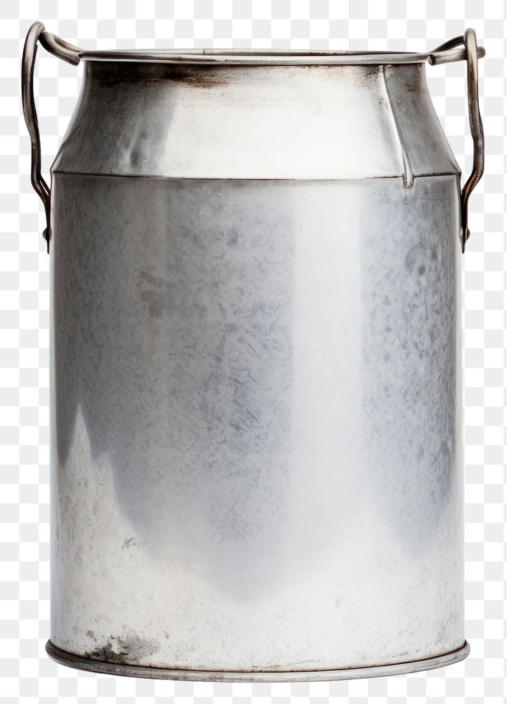 PNG Aluminium milk can white background container drinkware. AI generated Image by rawpixel.