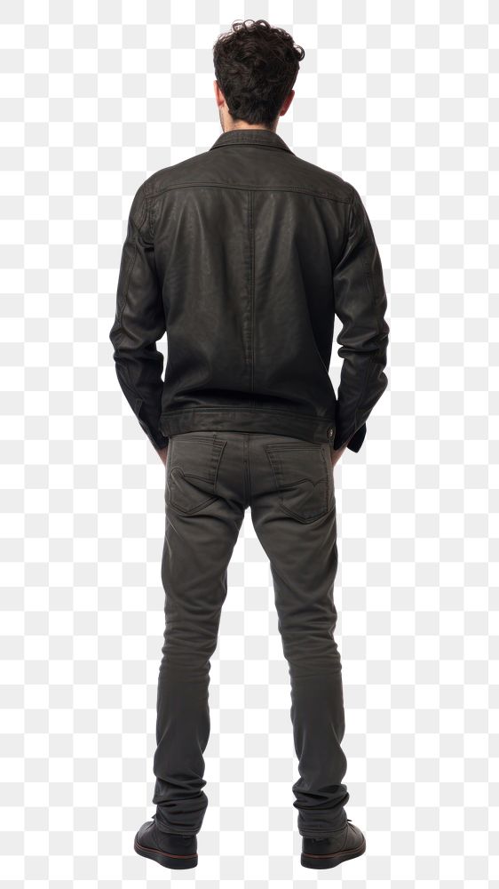 PNG Young british man standing sleeve jacket.