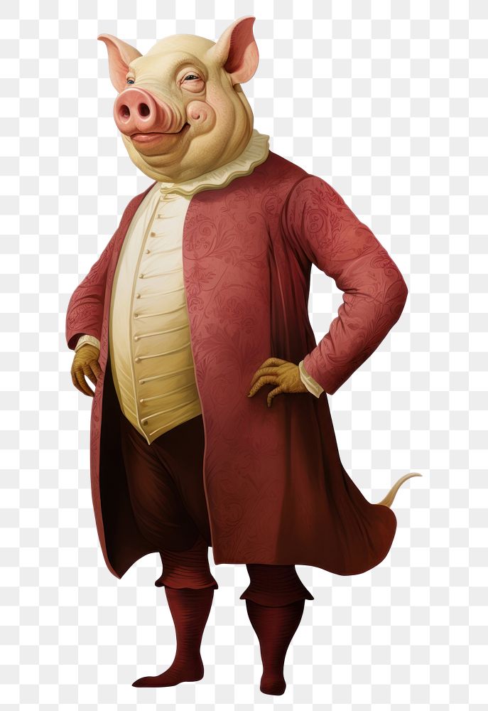 PNG  Pig costume animal cartoon.