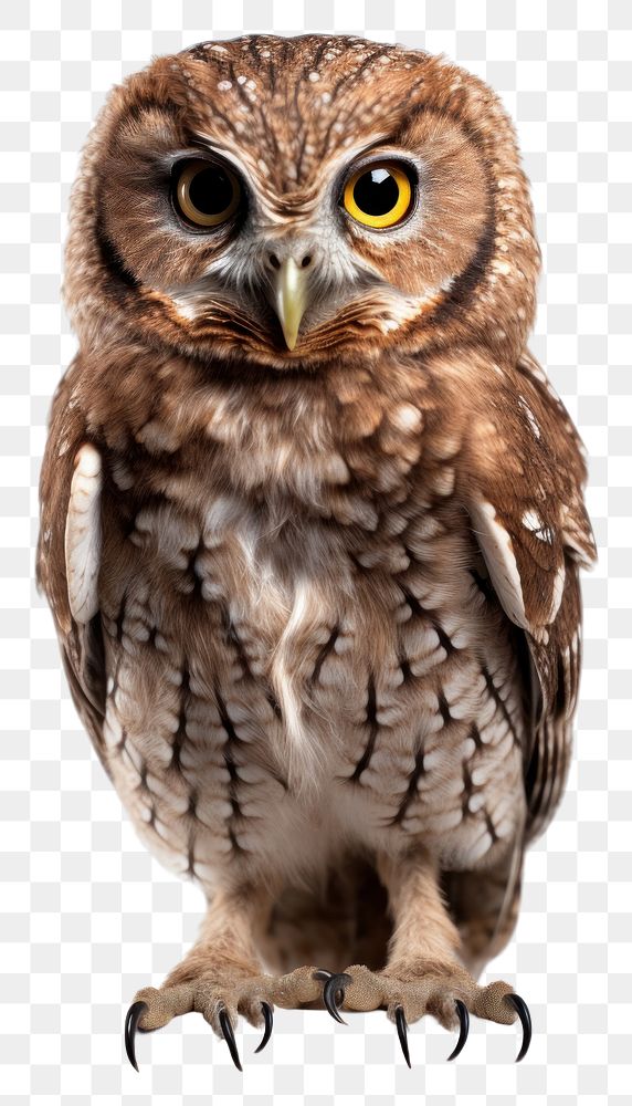 PNG Owl animal beak bird.
