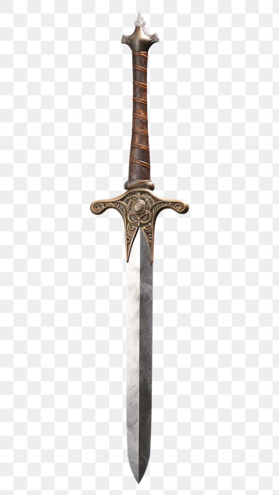 PNG Old sword dagger weapon knife. AI generated Image by rawpixel.