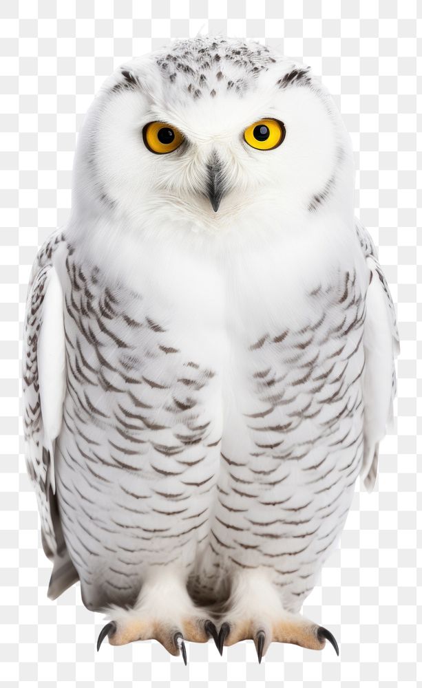PNG Snowy owl animal white bird.