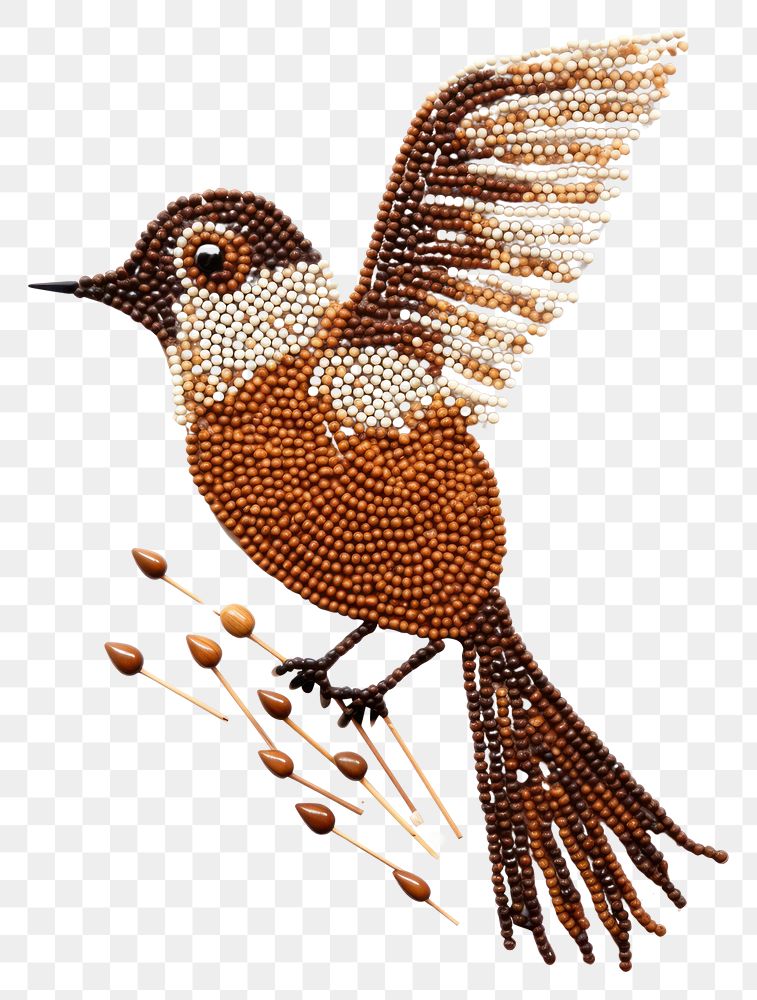 PNG Bird animal art white background. AI generated Image by rawpixel.